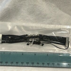 Elegant Black Braided Bracelet